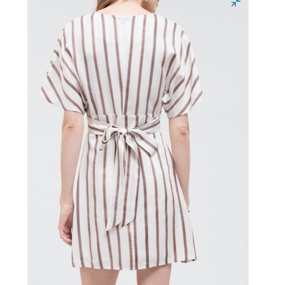 NWT- BluPepper Stripe Dress - Picture 2 of 3